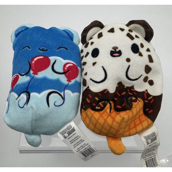 Bears vs Donuts HOT AIR BEAR #004 & Rocky Road Bear #014 - Picture 1 of 2